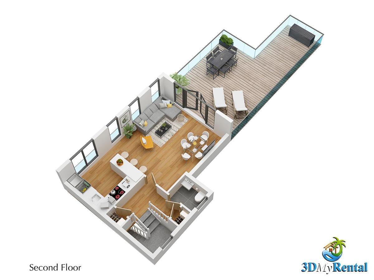 Modern Home For Small Groups By Stones Throw Apartments - Free Parking - Sea View 沃辛 外观 照片